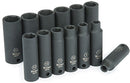 13 PC 3/8" DRIVE METRIC DW IMPACT SOCKET