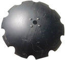 28 INCH X 8 MM NOTCHED DISC BLADE WITH 1-5/8 INCH ROUND AXLE