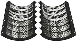 KX7 STANDARD CONFIGURATION KIT FOR CEREAL GRAIN *AND* TOUGHTHRESH CONFIGURATION KIT FOR SMALL SEEDS - FOR JOHN DEERE X9