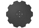 High Speed Disc Blade, 23" ( 580mm ) x 5mm, Notched Edge - For Pottinger TerraDisc Replaces 9771-03-0251