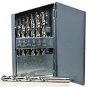 15 Pc Drill Bit Set Bright Finish