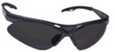 SAFETY GLASSES BLACK, SHADE LENS