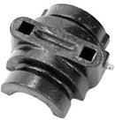 AgSmart Utility Disc Spool Bearing Cap - 5-1/8" length, Bolt Holes 3" on Center, Ribbed