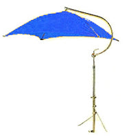 Sun-Smart Deluxe Tractor Umbrella Kit - Blue Cover