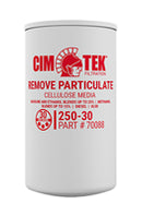 200 SERIES FUEL TRANSFER PUMP FILTER WITH DRAIN - 3/4" FLOW - 30 MICRON