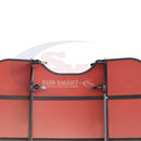 Sun-Smart Tractor & Mower Sun Shade Canopy - ROPS Mount - 44" x 44" - Red - Quality Farm Supply