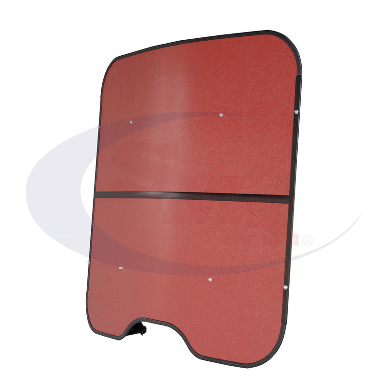 Sun-Smart Tractor & Mower Sun Shade Canopy - ROPS Mount - 44" x 44" - Red - Quality Farm Supply
