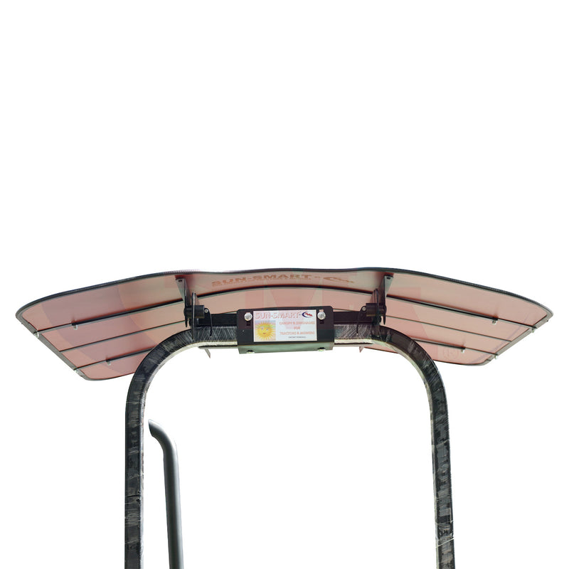 Sun-Smart Tractor & Mower Sun Shade Canopy - ROPS Mount - 44" x 44" - Red - Quality Farm Supply