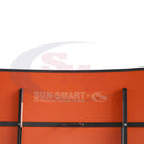 Sun-Smart Tractor & Mower Sunshade Canopy - ROPS Mount - 44" x 44" - Orange - Quality Farm Supply