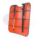 Sun-Smart Tractor & Mower Sunshade Canopy - ROPS Mount - 44" x 44" - Orange - Quality Farm Supply