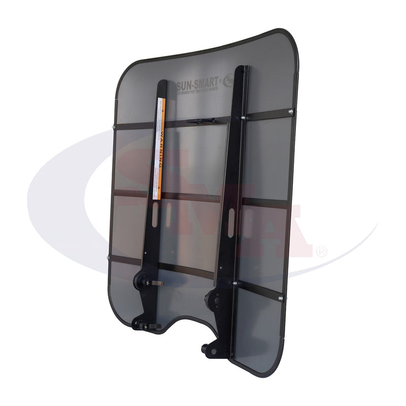 Sun-Smart Tractor & Mower Sun Shade Canopy - ROPS Mount - 44" x 44" - Gray - Quality Farm Supply