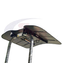 Sun-Smart Tractor & Mower Sun Shade Canopy - ROPS Mount - 44" x 44" - Gray - Quality Farm Supply