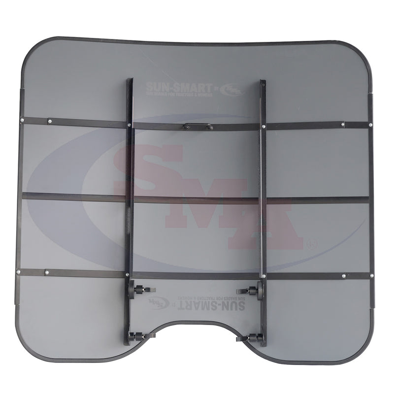 Sun-Smart Tractor & Mower Sun Shade Canopy - ROPS Mount - 48" x  52" - Gray - Quality Farm Supply