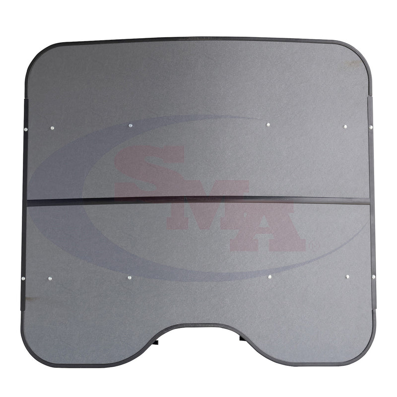 Sun-Smart Tractor & Mower Sun Shade Canopy - ROPS Mount - 48" x  52" - Gray - Quality Farm Supply