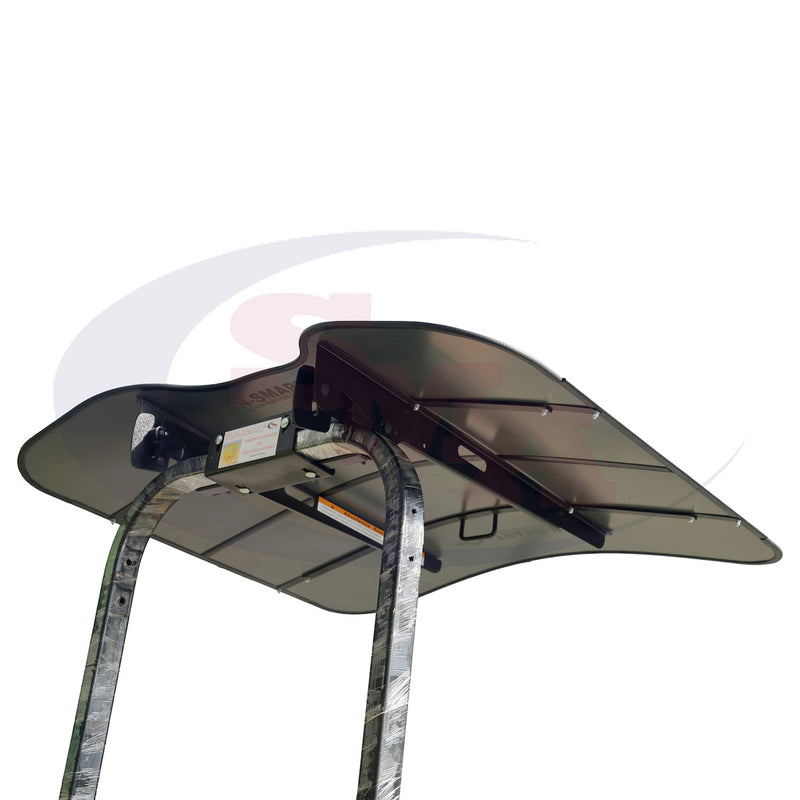 Sun-Smart Tractor & Mower Sun Shade Canopy - ROPS Mount - 48" x  52" - Gray - Quality Farm Supply