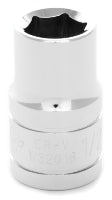 1/2 INCH X 6 POINT STANDARD IMPACT SOCKET - 1/2 INCH DRIVE