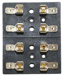 JUNCTION BLOCK GLASS 4-GANG