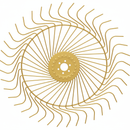 AgSmart Rake Wheel - Yellow, 55", Right, 7MM Tine