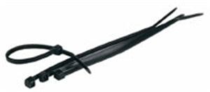 4 INCH WHITE ZIP TIE WITH 18 LB. RATING - 50/BAG