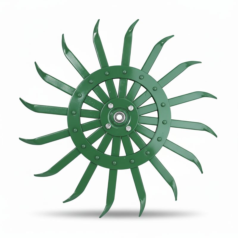 AgSmart Rotary Hoe Wheel for John Deere AN142664, AKK33269 - 21", Green