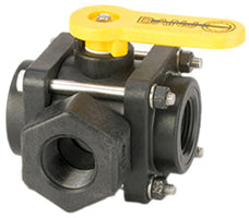 2" STANDARD PORT 3-WAY BOLTED BALL VALVE - SIDE LOAD PORT