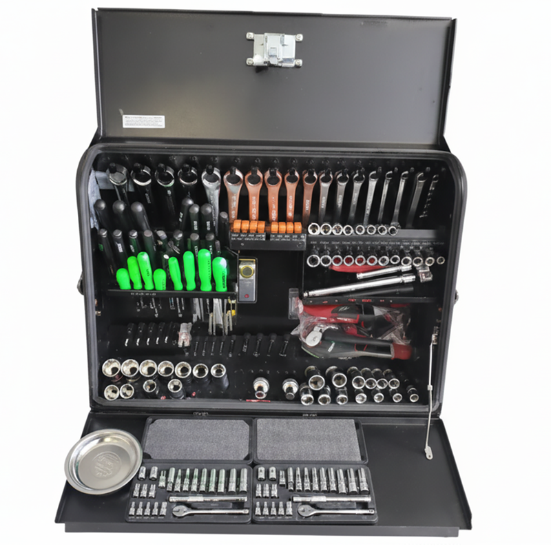 StorSmart Steel Wedge Truck Tool Box w/ Tools - 23" Wide