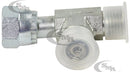 1/4 MALE OFS X 1/4 FEMALE OFS SWIVEL X 1/4 MALE OFS - SWIVEL NUT RUN TEE - STEEL