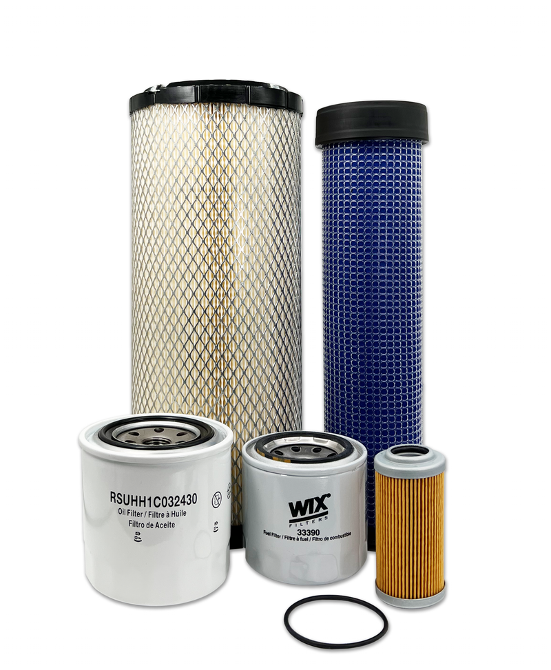 HERO Maintenance Filter Kit for Kubota KX080-3 Excavator - Quality Farm Supply