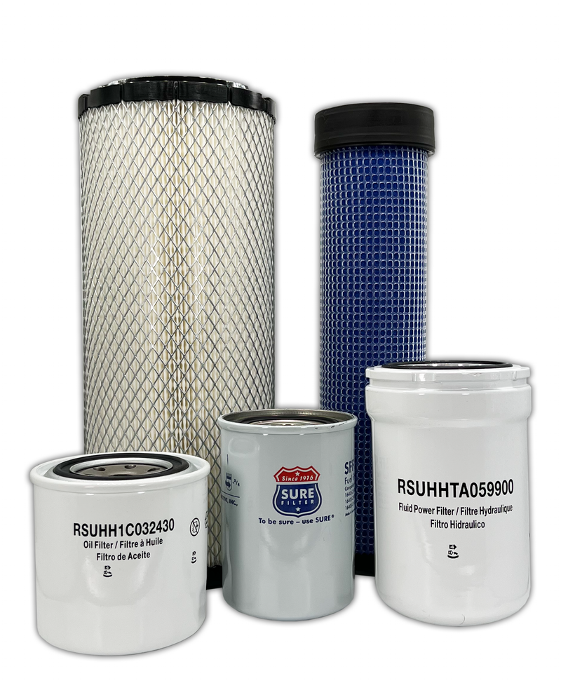 Maintenance Filter Kit Kubota SSV65C Skid Steer Loader