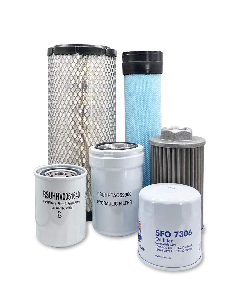 Maintenance Filter Kit Kubota SVL75-2C Skid Steer Loader