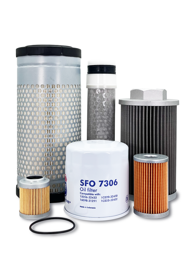 Maintenance Filter Kit Kubota KX121-3 Excavator