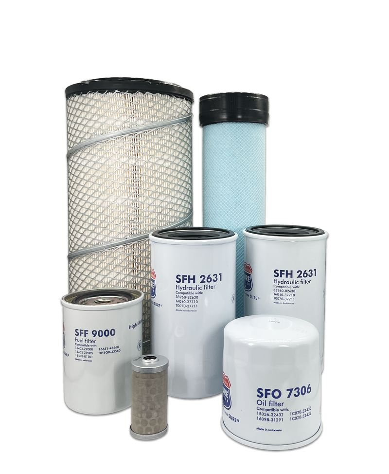 Maintenance Filter Kit Kubota M8200C Tractor