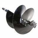 Post Hole Digger Auger - Heavy Duty, 24", 48" Length