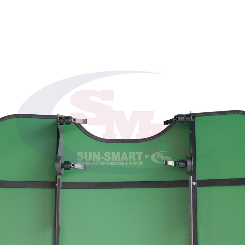 Sun-Smart Tractor & Mower Sun Shade Canopy - ROPS Mount - 44" x 44" - Green - Quality Farm Supply