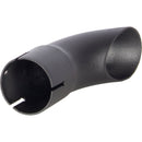 Universal Exhaust Stack Pipe - 2 -3/8" x 7.48", Curved, Black - Quality Farm Supply