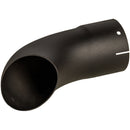 Universal Exhaust Stack Pipe - 3-15/16" x 11.14", Curved, Black - Quality Farm Supply