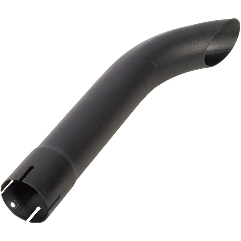 Universal Exhaust Stack Pipe - 2 -3/8" x 16.73", Curved, Black - Quality Farm Supply
