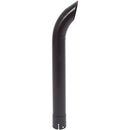 Universal Exhaust Stack Pipe - 2 -3/8" x 23.62", Curved, Black - Quality Farm Supply