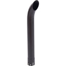 Universal Exhaust Stack Pipe - 2 -3/8" x 23.62", Curved, Black - Quality Farm Supply
