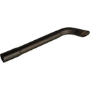 Universal Exhaust Stack Pipe - 1" x 12", Curved, Black - Quality Farm Supply