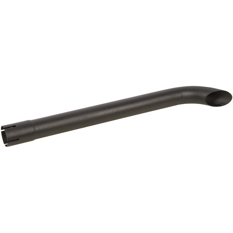 Universal Exhaust Stack Pipe - 1-7/8" x 24", Curved, Black - Quality Farm Supply