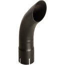 Universal Exhaust Stack Pipe - 2 -3/8" x 12", Curved, Black - Quality Farm Supply