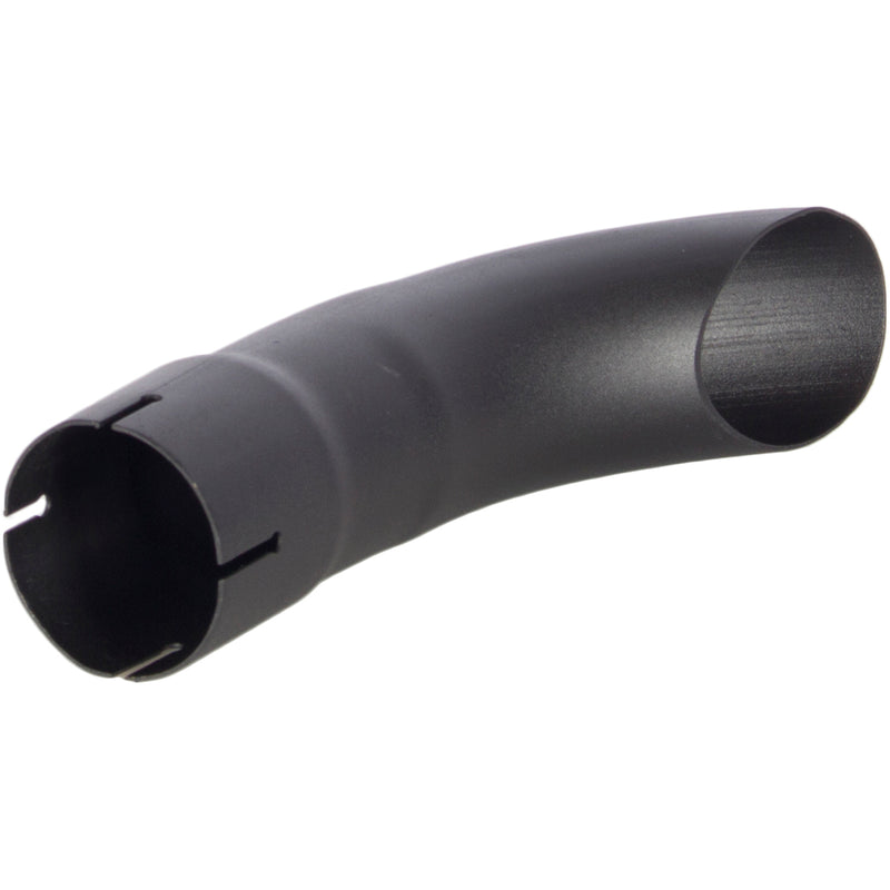 Universal Exhaust Stack Pipe - 2-3/4" x 12", Curved, Black - Quality Farm Supply