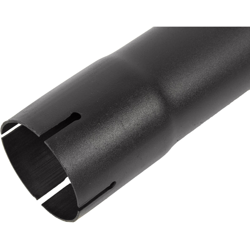 Universal Exhaust Stack Pipe - 2-3/4" x 48", Curved, Black - Quality Farm Supply