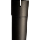 Universal Exhaust Stack Pipe - 3-1/2" x 72", Curved, Black - Quality Farm Supply