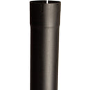 Universal Exhaust Stack Pipe - 3-1/2" x 72", Curved, Black - Quality Farm Supply