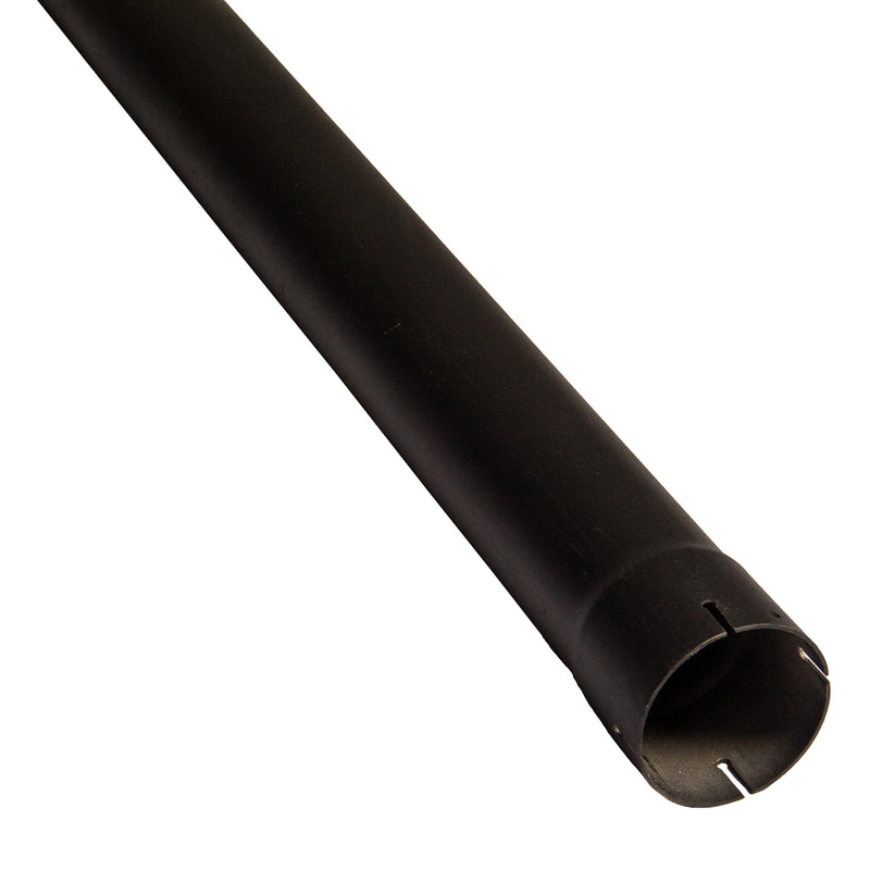 Universal Exhaust Stack Pipe - 4" x 96", Curved, Black - Quality Farm Supply