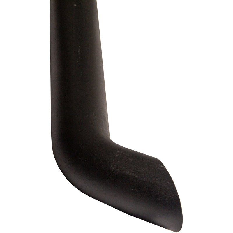 Universal Exhaust Stack Pipe - 4" x 96", Curved, Black - Quality Farm Supply