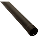 Universal Exhaust Stack Pipe - 3-1/2" x 96", Curved, Black - Quality Farm Supply