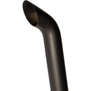 Universal Exhaust Stack Pipe - 3-1/2" x 96", Curved, Black - Quality Farm Supply